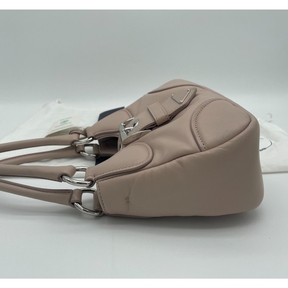 $2950 NEW PRADA MOON NAPPA LEATHER RE-EDITION 2002 MINI SHOULDER BAG PURSE - Picture 8 of 16